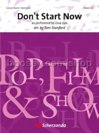 Don't Start Now (Concert Band Score)